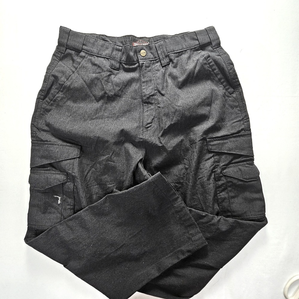 Tru-Spec Mens Black Cargo Pants Flame Resistant Nomex Blend 035017 Size 36x27